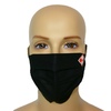 Maska bawełniana na twarz BIOHAZARD- czarna