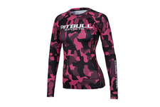 Rashguard termoaktywny damski L-S Pit Bull Dillard'20 - Różowy