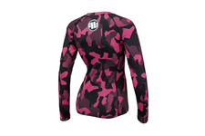 Rashguard termoaktywny damski L-S Pit Bull Dillard'20 - Różowy