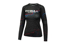 Rashguard termoaktywny damski L-S Pit Bull Waves'20 - Czarny