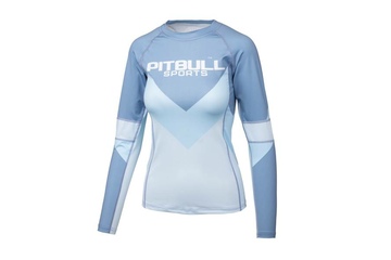 Rashguard termoaktywny damski L-S Pit Bull Sea Sky'20 - Niebieski