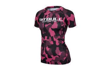 Rashguard termoaktywny damski T-S Pit Bull Dillard'20 - Różowy