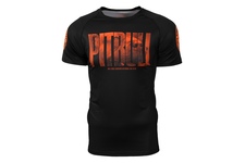 Rashguard termoaktywny Pit Bull T-S Orange Dog - Czarny