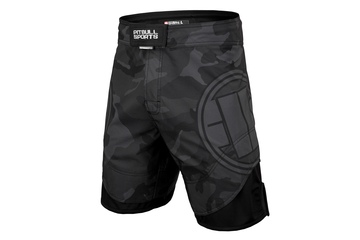 Spodenki treningowe Pit Bull Mesh All Black Camo'20