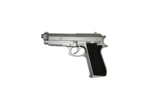 Pistolet 6mm Cybergun PT92 silver Co2 BAX tout metal