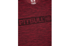 Koszulka Pit Bull Casual Sport Hilltop'20 - Bordowy Melanż