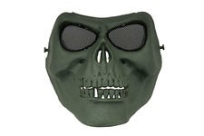 Maska na twarz Skull Style - olive green