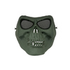 Maska na twarz Skull Style - olive green