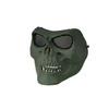 Maska na twarz Skull Style - olive green