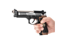 Pistolet 6mm WE M92 Biohazard Samurai Edge Dualton