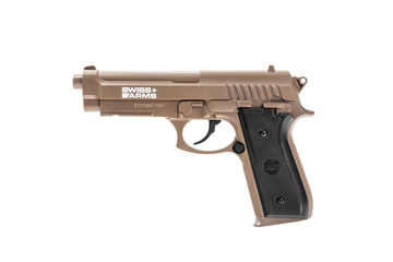 Wiatrówka Pistolet Swiss Arms Beretta P92 TAN Co2