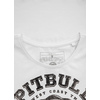 Koszulka damska Pit Bull Slim Fit Lycra University Logo'20 - Biała
