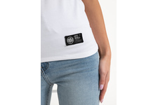 Koszulka damska Pit Bull Slim Fit Small Logo '21 - Biała