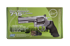 Rewolwer 6mm ASG Dan Wesson 715  4" CO2 Srebrny