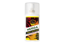 Zestaw - Repelent Środek na komary i inne owady Mugga Strong Spray 50% DEET + Balsam kojący Mugga na ukąszenia i poparzenia 50ml