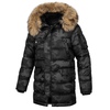 Zimowa kurtka z kapturem Pit Bull Kingston '21 - Black Camo