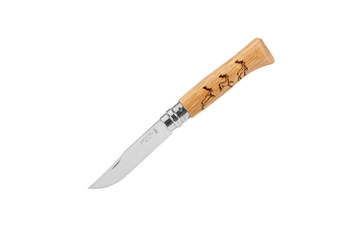 Nóż Opinel 8 inox buk seria Animal - jeleń