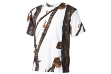 US T-shirt MFH (170 g/m2) kamuflaż zimowy