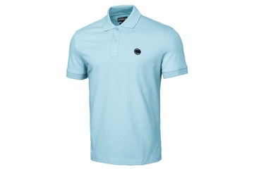 Koszulka Polo Pit Bull Regular Logo '20 - Błękitna