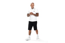 Koszulka Polo Pit Bull Regular Logo Stripes '20 - Biała