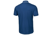 Koszulka Polo Pit Bull Regular Logo Stripes '20 - Niebieska