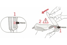 Scyzoryk Victorinox RangerGrip 53, czerwono-czarny, 130 mm