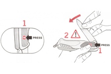 Scyzoryk Victorinox RangerGrip 52, czerwono-czarny, 130 mm