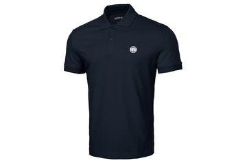 Koszulka Polo Pit Bull Slim Logo '20 - Granatowa