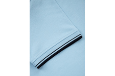 Koszulka Polo Pit Bull Slim Logo Stripes '20 - Błękitna