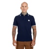 Koszulka Polo Pit Bull Slim Logo Stripes '20 - Granatowa