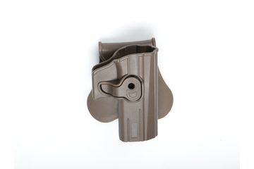 Kabura polimerowa, obrotowa ASG do CZ P-07 i CZ P-09, prawostronna, brązowa