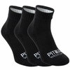 Skarpetki Pit Bull Low Ankle TNT grube (3-pak) - Czarne