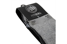 Skarpetki Pit Bull Low Ankle TNT cienkie (3-pak) - Szare/Grafitowe/Czarne