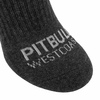 Skarpetki Pit Bull High Ankle TNT cienkie (3-pak) - Grafitowe