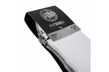 Skarpetki Pit Bull Pad II TNT cienkie (3-pak) - Białe/Szare/Czarne