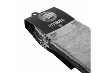 Skarpetki Pit Bull Pad II TNT cienkie (3-pak) - Szare/Grafitowe/Czarne