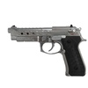 Pistolet 6mm Cybergun M92 Hex cut silver gas HOPUP