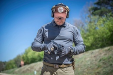 rękawiczki taktyczne Helikon Rangeman - Szare/Czarne
