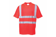 T-shirt ostrzegawczy PORTWEST S478 - Czerwony