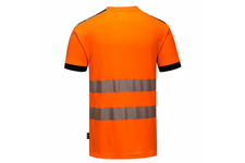 T-Shirt ostrzegawczy PW3 PORTWEST T181 - Pomarańcz/Czarny