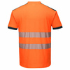 T-Shirt ostrzegawczy PW3 PORTWEST T181 - Pomarańcz/Granat