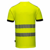 T-Shirt ostrzegawczy PW3 PORTWEST T181 - Żółty/Czarny