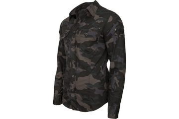Koszula BRANDIT US Shirt z długim rękawem darkcamo