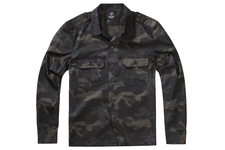 Koszula BRANDIT US Shirt z długim rękawem darkcamo