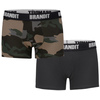 bokserki Brandit Logo Darkcamo-Czarne