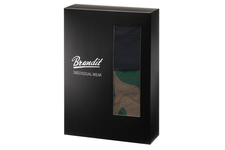 Bokserki Brandit Logo Woodland-Czarne