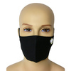 Maska Profilowana Dwuwarstwowa na twarz z haftowanym godłem - czarna