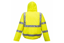 Trudnopalna kurtka ostrzegawcza i antystatyczna Bomber Bizflame Rain S773 Portwest-Żółta