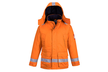 Trudnopalna i antystatyczna kurtka zimowa FR59 Portwest-Pomarańczowa