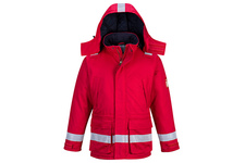 Trudnopalna i antystatyczna kurtka zimowa FR59 Portwest-Czerwony